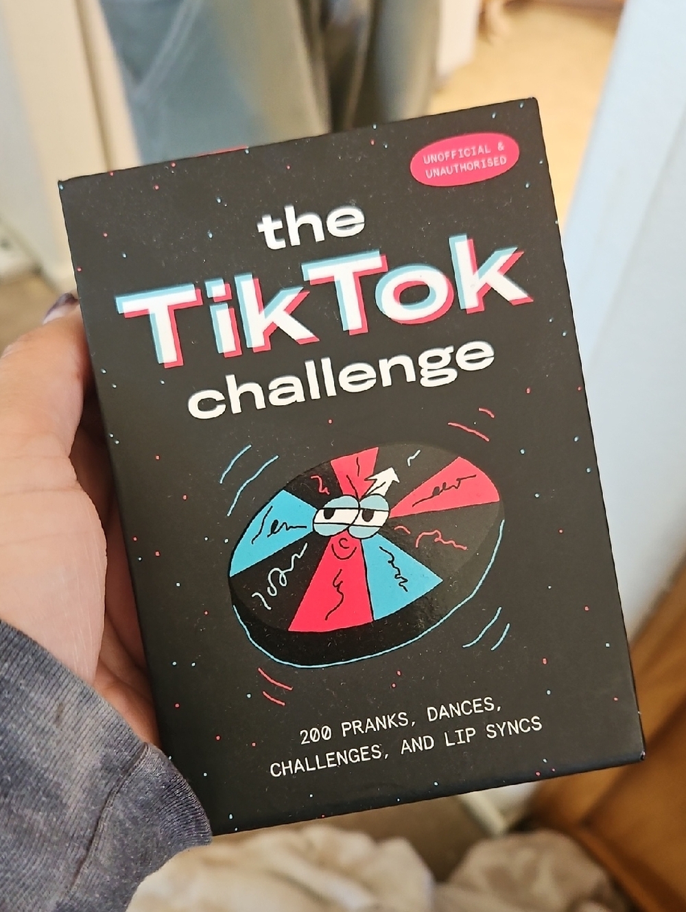 The TikTok Challenge Card Game - Black, Red & Blue